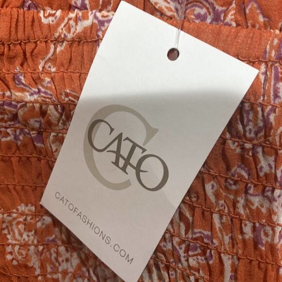 Cato SPICE ROUTE Convertible Babydoll Top - Picture 6 of 10